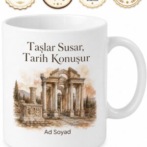 Aydın Karacasu Afrodisias Antik Kenti Tarihi Dokunuş Kupa Bardak Hediye