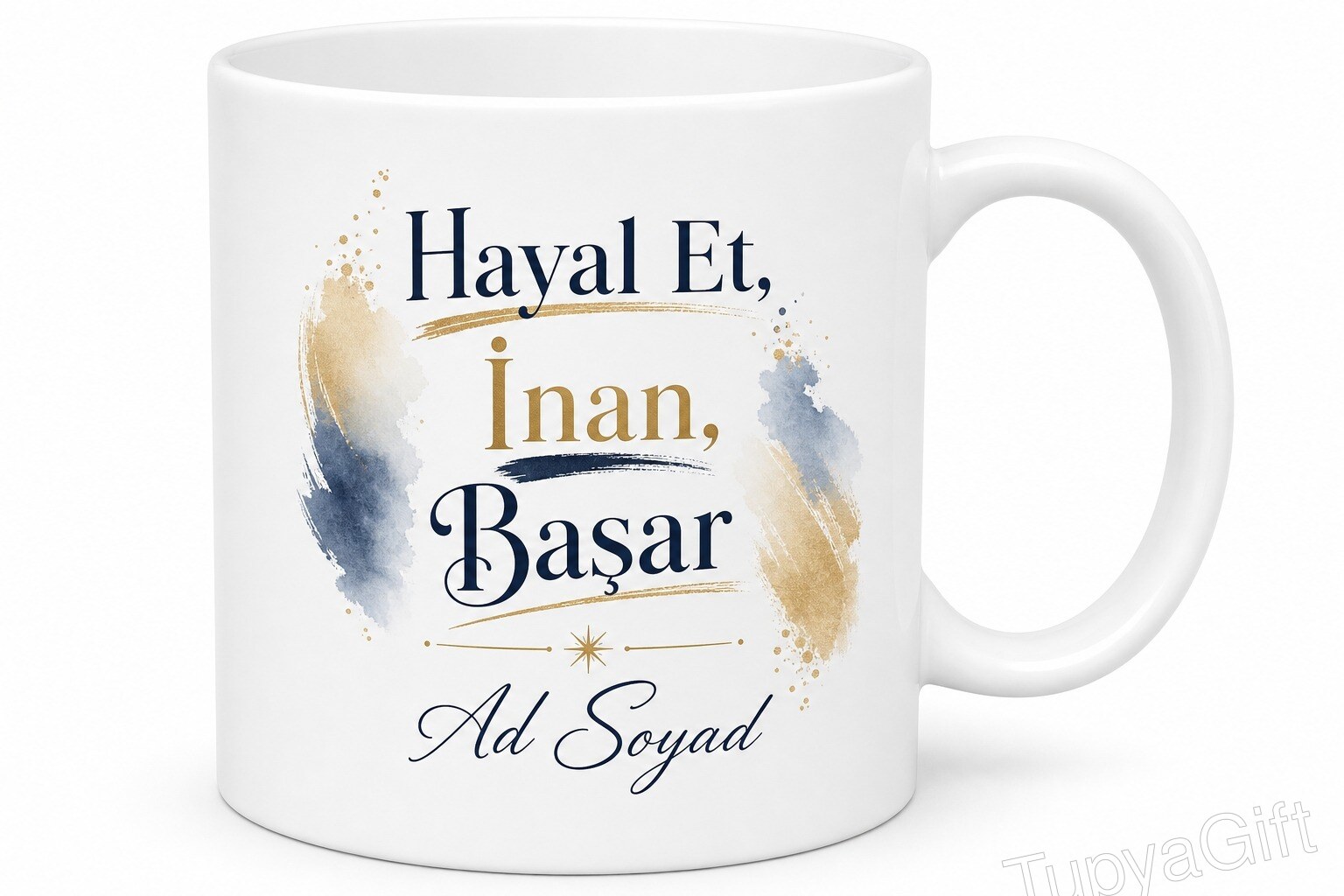 Hayal Et İnan Başar İngilizce Kupa Bardak Hediye