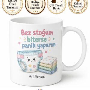 Bebek Bezi Kullananlara Komik Kupa Yenidoğan Bezi Sızdıran Bez Stoğu Hediye Bardak