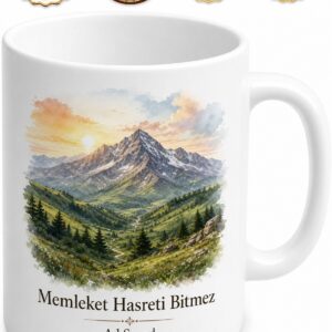 Bingöl Adaklı Sülbüs Dağı Manzaralı Memleket Özlemi Kupası Hediye Bardak