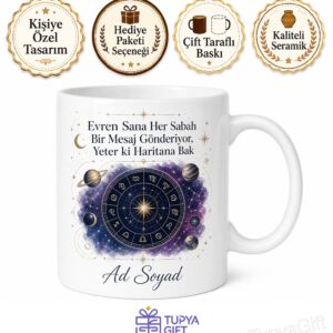 Burç Yorumsuz Güne Başlamayan Astroloji Takipçisi Kupa Bardak Hediye