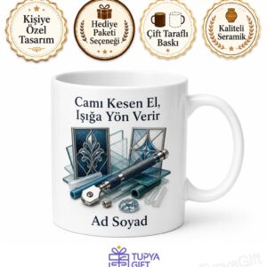 Camcıya Hediye Cam Sanayi Kupa Kırık Cam Değişimi Silikon Kesici Bardak