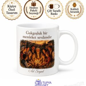 Çayda Çıra Elazığ Gakgoşları Mum Işığında Geleneksel Elazığ Kupası Hediye Bardak
