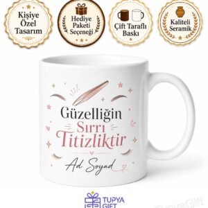 Cımbız Kullananlara İnce Uçlu Cımbız Kaş Alma Batık Çıkarma Güzellik Sırrı Kupa Hediye