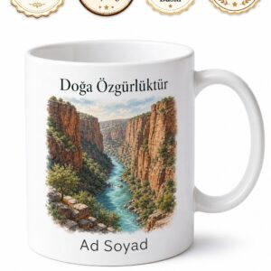 Diyarbakır Çüngüş Kanyonu Doğa Sporları Kahve Kupası Hediye Bardak