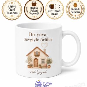 Dünya Aile Günü Hediye Kupa Yuva Sıcaklığını Her Şeyin Üstünde Tutanlara Bardak
