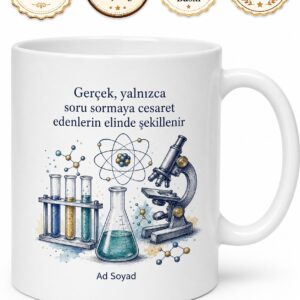Dünya Bilim Günü Deneylerle Gerçeği Arayan Zihinlere Kupa Bardak Hediye