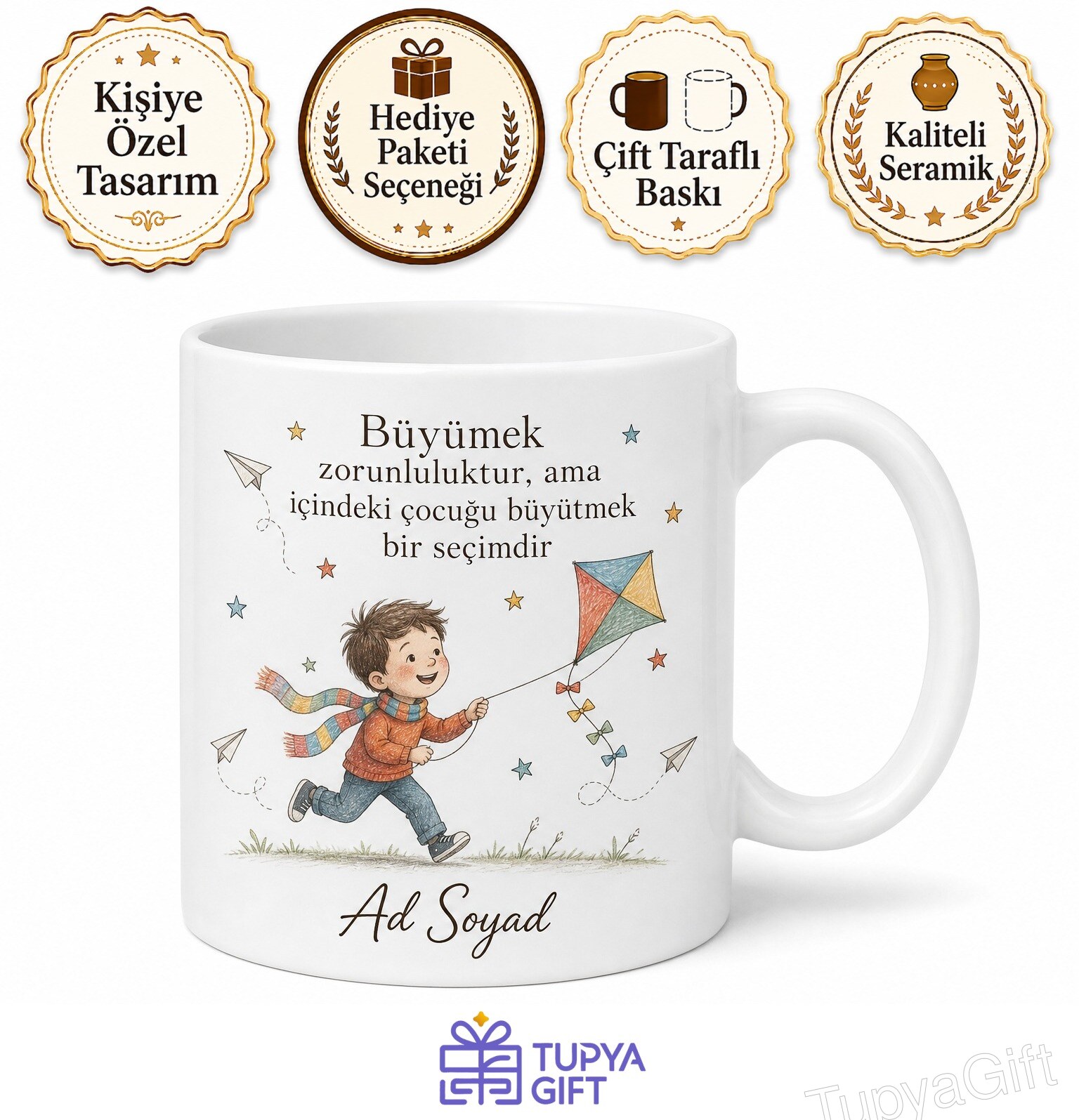 Dünya Çocuk Gününde İçindeki Çocuğu Büyütmeyenlere Kupa Bardak Hediye