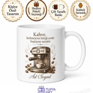 Dünya Kahveciler Günü Barista Hediye Kupa Bardak Espresso Özel Tasarım