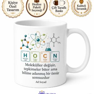 Dünya Kimya Günü Elementlerin Tepkimesinden Mucize Hediye Kupa Bardak