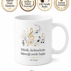 Dünya Klasik Müzik Günü Senfonilerle Büyülenenlere Kupa Bardak Hediye