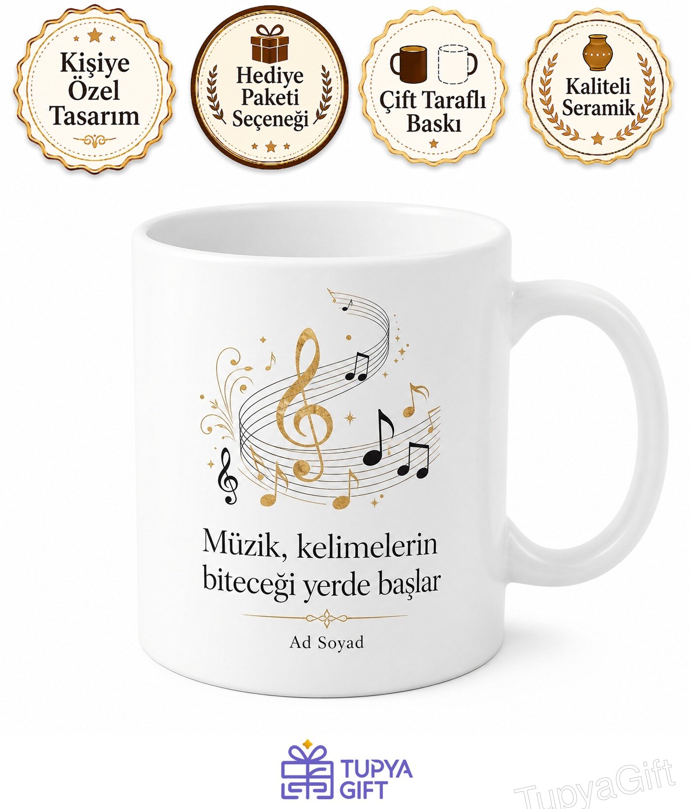 Dünya Klasik Müzik Günü Senfonilerle Büyülenenlere Kupa Bardak Hediye