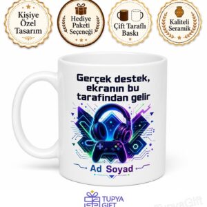 E-Spor Turnuva Destek Twitch Yayını Canlı Sohbet Oyuncu Desteği Kupa Bardak Hediye