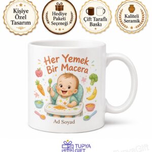Ek Gıda Macerası Dökülen Mamalar Yemek Vakti Kupa Bardak Hediye