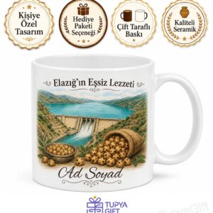 Elazığ Ağın Leblebisi Keban Baraj Gölü Yöresel Lezzet Kahve Kupası Hediye