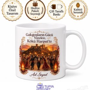 Elazığ Harput Kalesi Çayda Çıra Gakgoşlar Doğu Kaplanı Kupa Bardak Hediye