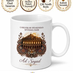 Elazığ Harput Kalesi Çayda Çıra Gakgoşlar Doğu Kaplanı Kupa Bardak Hediye