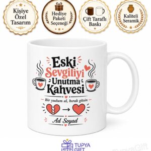 Eski Sevgiliyi Unutma Kahvesi Esprili Yeniden Doğuş Kupası Hediye Bardak