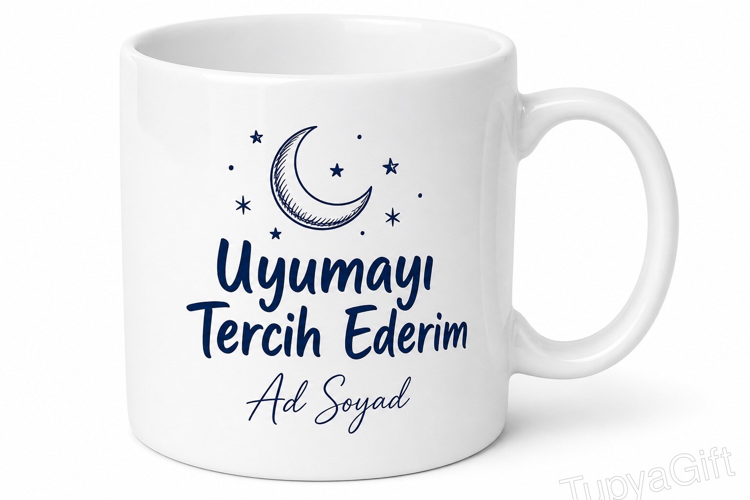 Uyumayı Tercih Ederim İngilizce Kupa Bardak Hediye