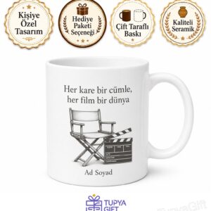 Film Eleştirisi Kült Filmler Bağımsız Sinema Yönetmen Vizyonu Özel Tasarım Kupa Bardak Hediye