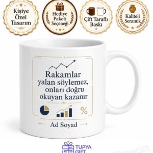 Finans Analisti Hediye Risk Yönetimi Hisse Senedi Değerleme Finansal Okuryazar Kupa Bardak