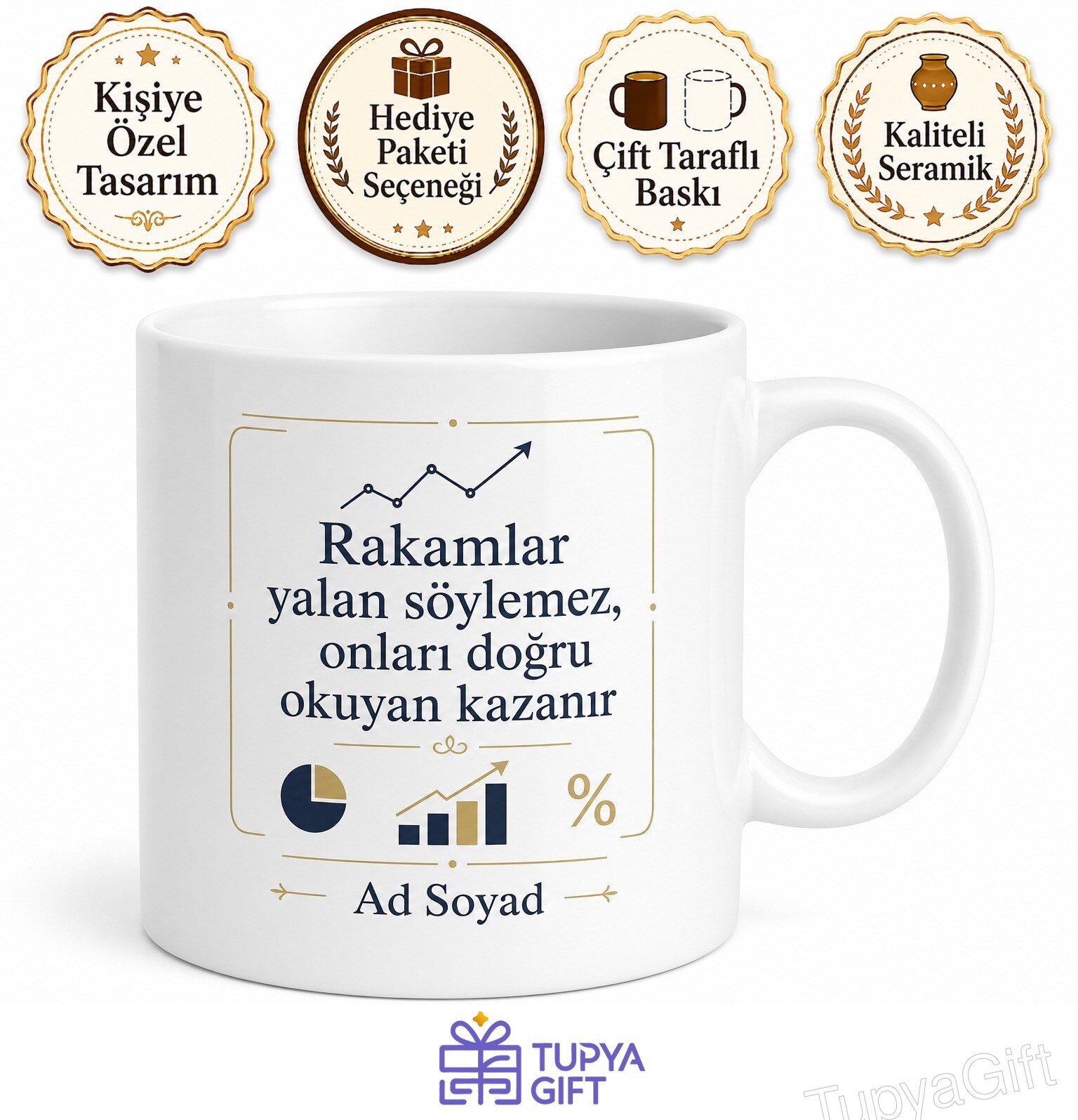 Finans Analisti Hediye Risk Yönetimi Hisse Senedi Değerleme Finansal Okuryazar Kupa Bardak