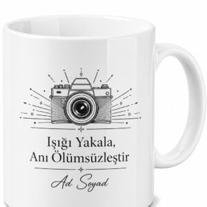 Fotoğrafçıya Deklanşör Sesi Ve Anı Yakalama Kahve Kupası Hediye Bardak