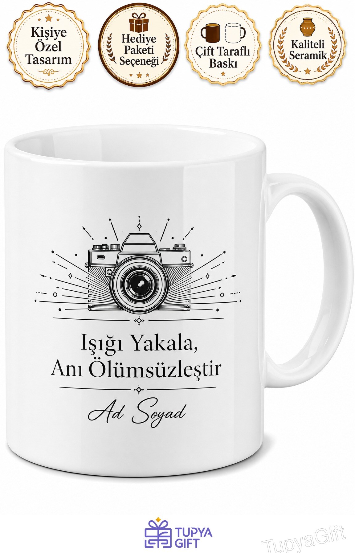 Fotoğrafçıya Deklanşör Sesi Ve Anı Yakalama Kahve Kupası Hediye Bardak