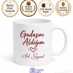 Gadasını Aldığım Yazılı Kayseri Doğu Şiveli Sevgi Kupası Hediye Bardak