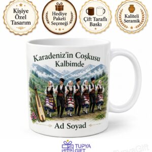 Horon Tepen Karadeniz Uşakları Kemençe Eşliğinde Coşkulu Karadeniz Kupası Hediye