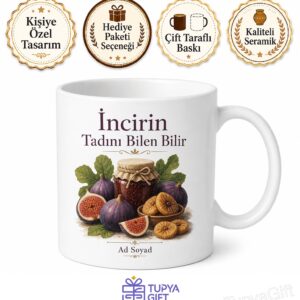 İncir Kullananlara Aydın İnciri Bursa İnciri Kuru İncir İncir Reçeli Kupa Bardak Hediye