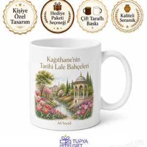 Kağıthane Tarihi Mesire Alanları Lale Bahçeleri Kahve Kupası Hediye Bardak
