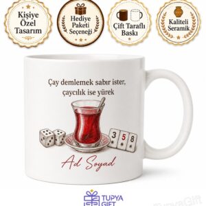 Kahvehane Çaycısına Okey Masası Çay Servisi Demlik Boşaltan Tiryaki Kupa Hediye