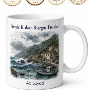 Kastamonu Doğanyurt Karadeniz Fırtınası Balıkçı Kasabası Deniz Kenarı Doğal Yaşam Kupa Hediye