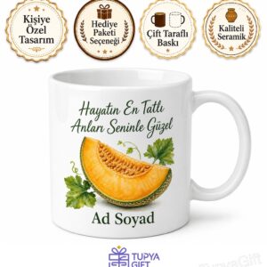 Kavun Kupa Kırkağaç Kavunu Tatlı Kavun Yaz Serinliği Bardak Hediye