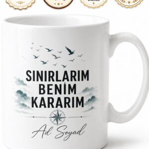 Kendi Doğrularıyla Yaşayan Özgür Ruhlara Sınır Tanımayan Kupa Bardak Hediye