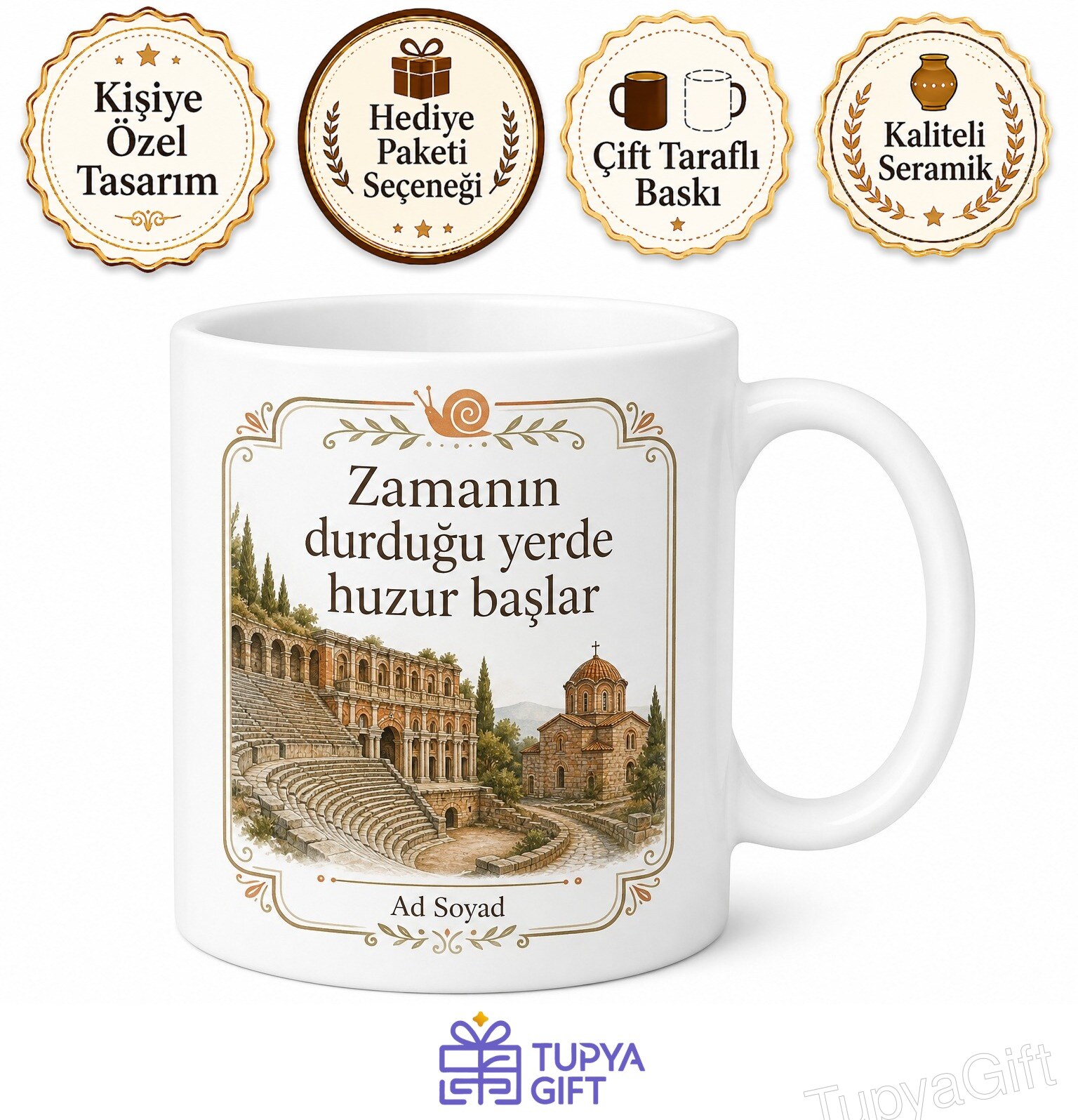 Kırklareli Vize Küçük Ayasofya Antik Tiyatro Tarihi Cita Yavaş Şehir Kupa Hediye