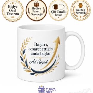 Kişisel Gelişim Semineri Katılımcılarına Başarı Motivasyon Liderlik Kupa Bardak Hediye