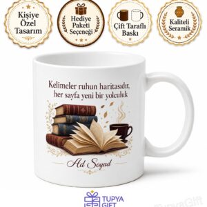 Kitap Kulübü Okur Kupa Yazarın Dili Kurgu Akışı Sayfa Çevirme Hızı Hediye Bardak