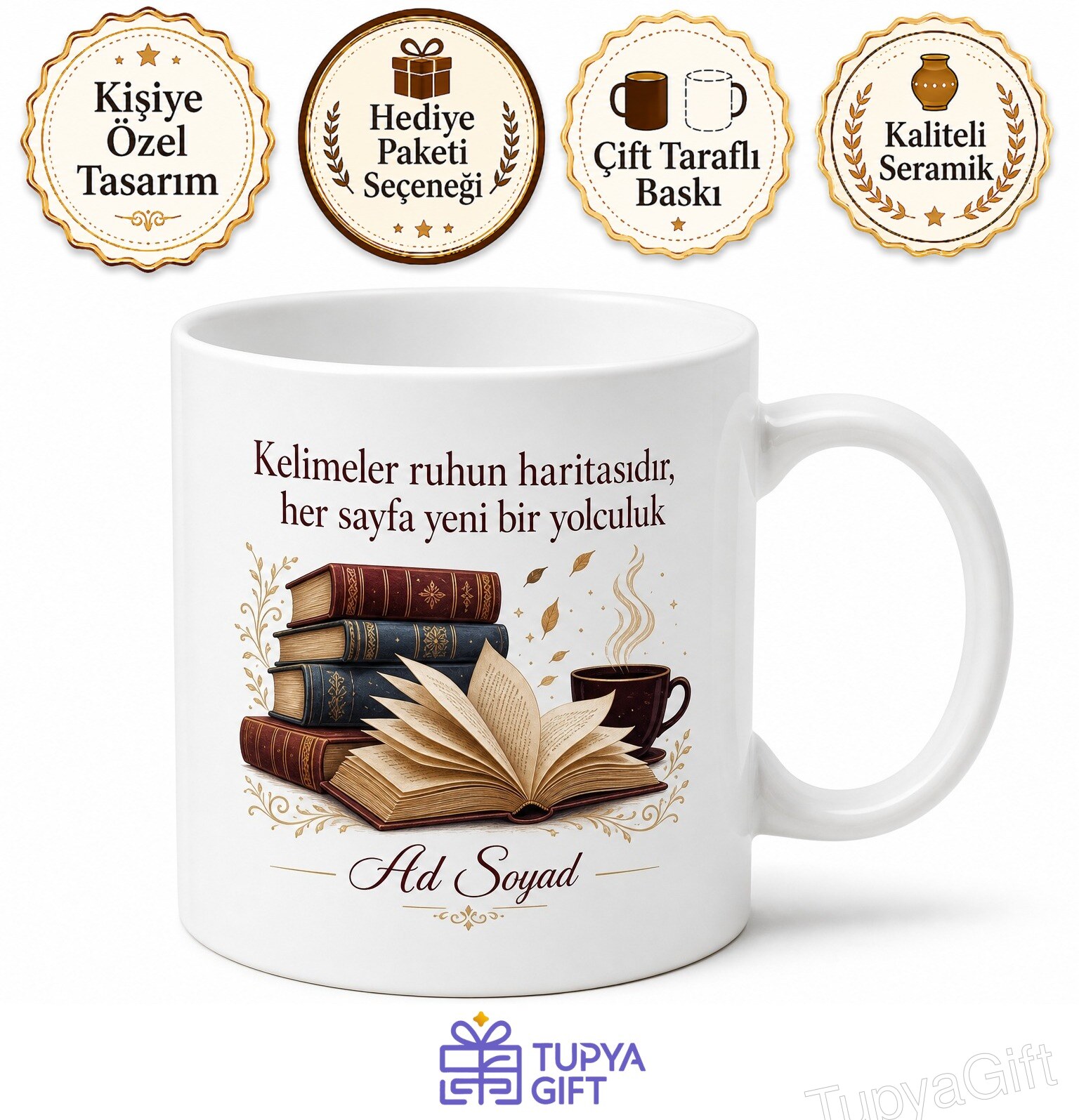 Kitap Kulübü Okur Kupa Yazarın Dili Kurgu Akışı Sayfa Çevirme Hızı Hediye Bardak