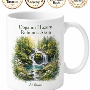 Konya Güneysınır Göksu Şelalesi Güneybağ Doğal Yaşam Su Sesi Huzuru Çay Kupası Hediye