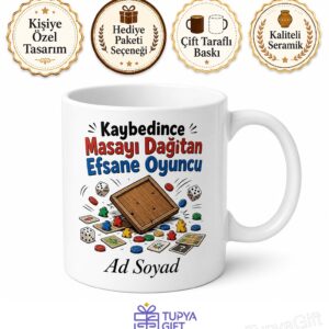 Kutu Oyunlarında Mızıkçılık Yapan Kaybetmeyi Sevmeyen Arkadaş Kupa Hediye