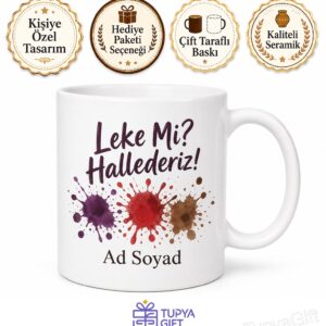 Leke Çıkarıcı Kullanan Annelere Meyve Lekesi Çamur Lekesi Kupa Bardak Hediye