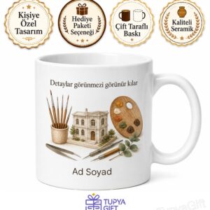 Maket Ustasına İnce Fırça İnce Detay Minyatür Yapanlara Maket Atölyesi Kupa Hediye