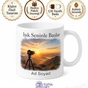 Manzara Çekenlere Altın Saatler Geniş Açı Gün Doğumu Doğa Fotoğrafı Kupa Bardak Hediye