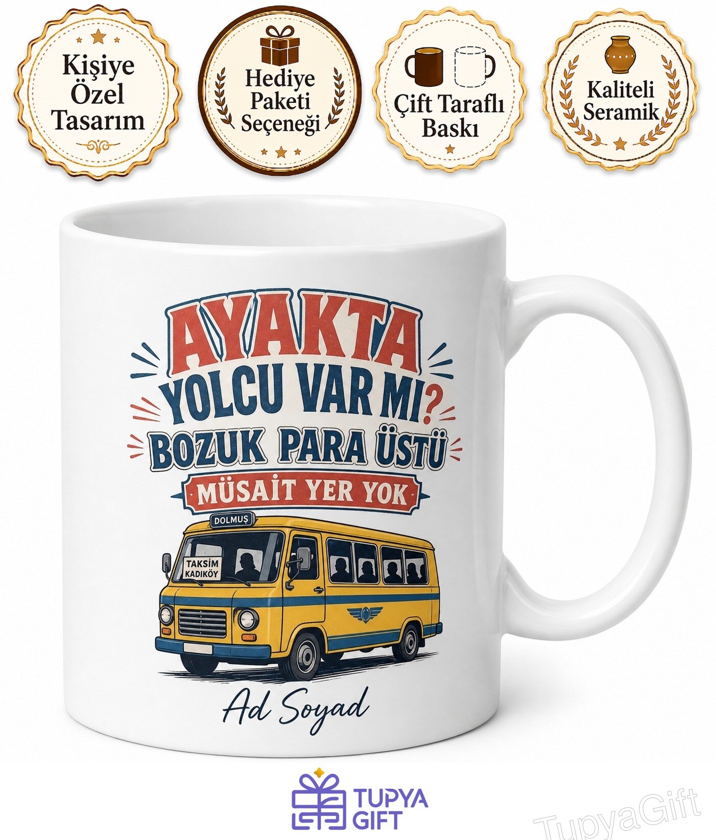 Minibüs Kültürü Kupa Ayakta Yolcu Bozuk Para Üstü Müsait Yer Hediye Bardak