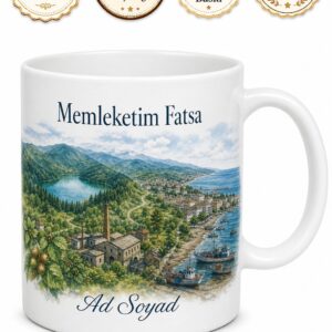 Ordu Fatsa Gaga Gölü Bolaman Vadisi Fındık Fabrikaları Sahil Karadeniz Kupa Hediye