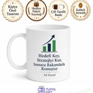 Pazarlamacı Kupa Satış Hedefi Prim Sevinci Bardak Hediye Baskılı Kupa