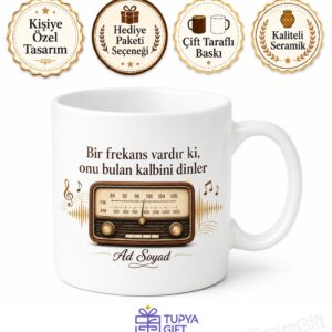 Radyo Programı Müdavimlerine Frekans Arayışı İstek Şarkı Kupa Bardak Hediye