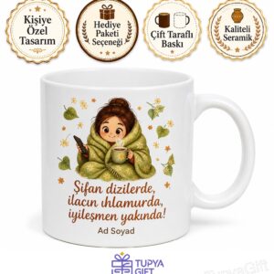 Rapor Alıp Evde Dizi İzleyenlere Şifalı Ihlamur Geçmiş Olsun Kupası Hediye